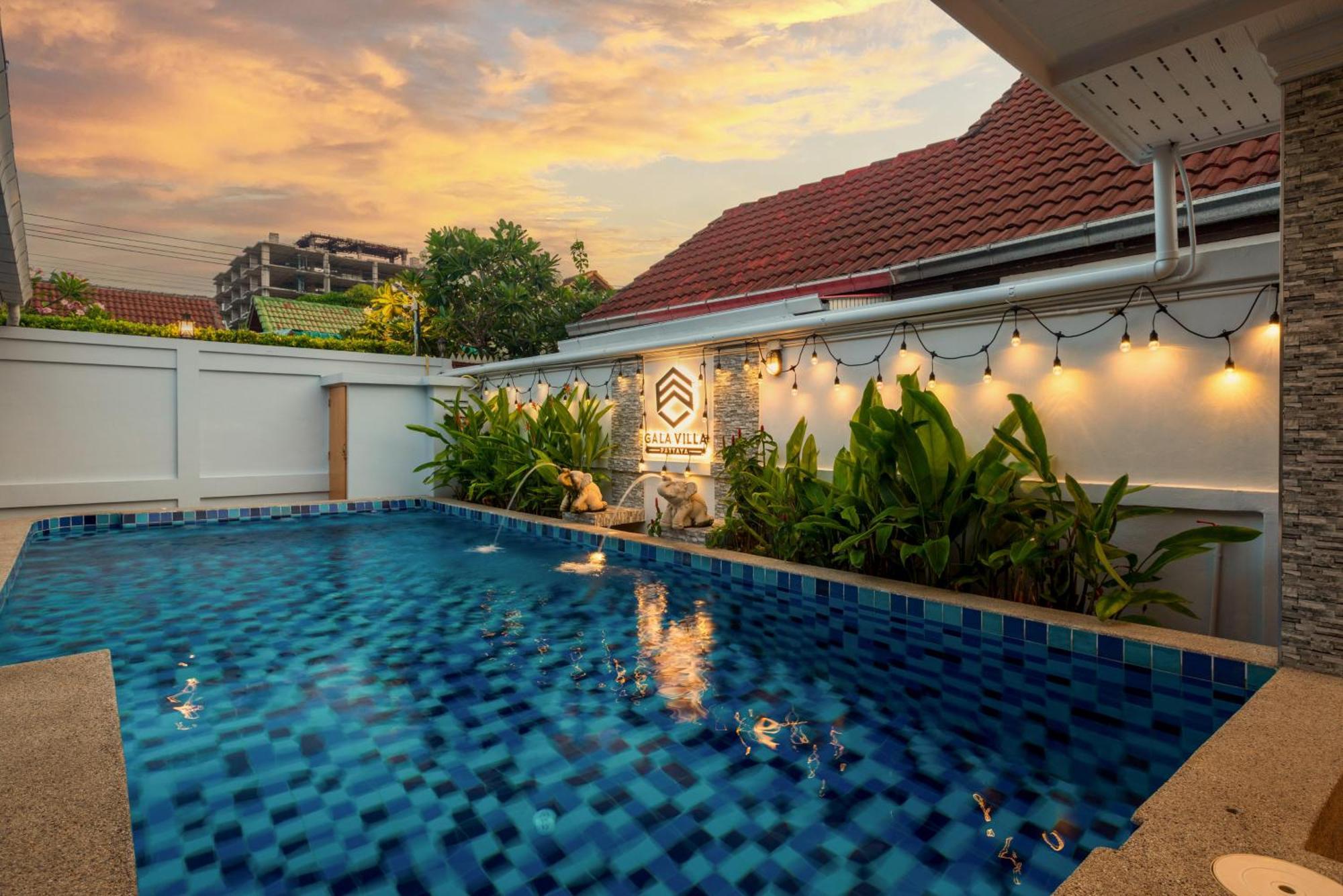 Pattaya Private Villa - Pool,Sauna,Snooker,Bbq Buitenkant foto