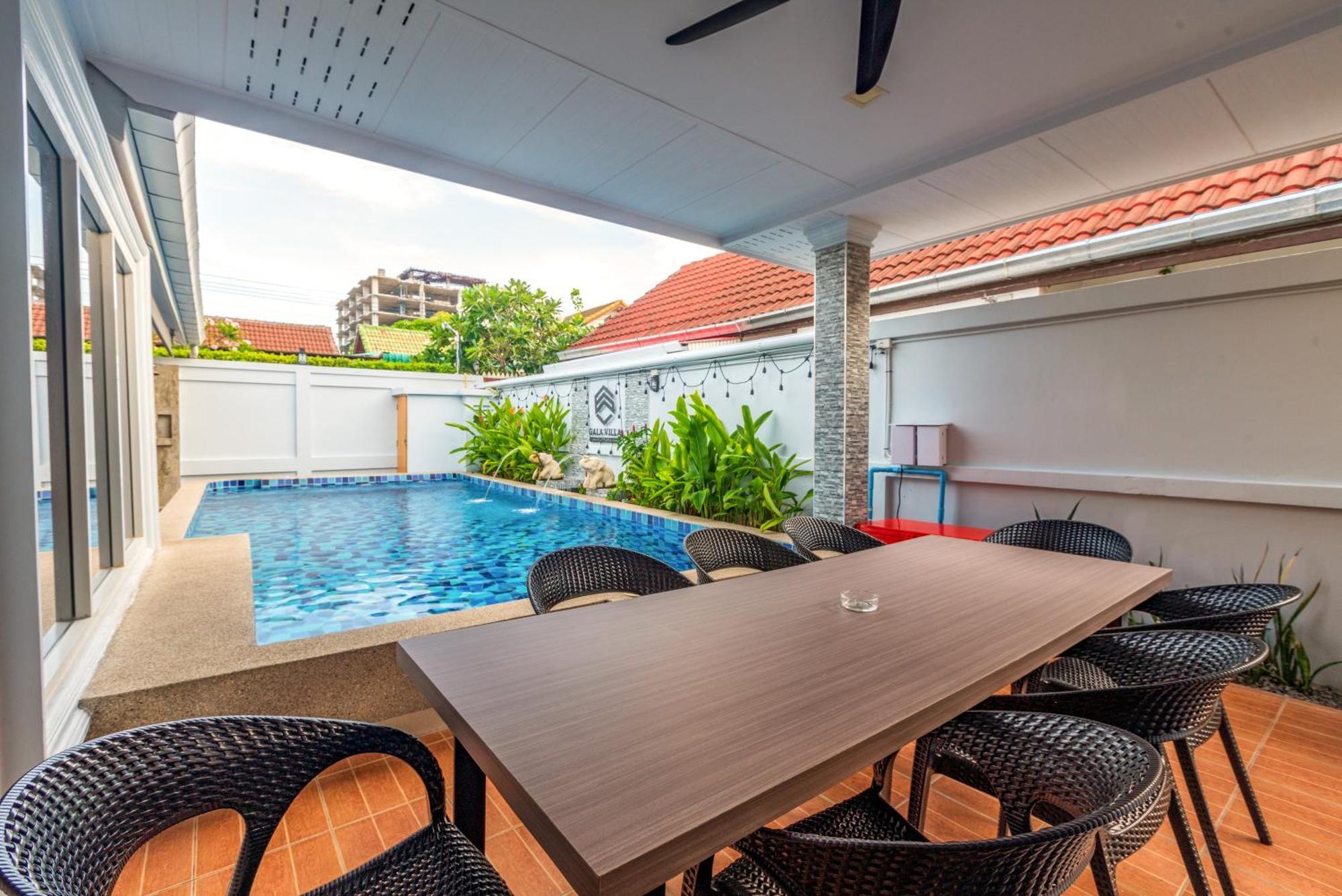 Pattaya Private Villa - Pool,Sauna,Snooker,Bbq Buitenkant foto