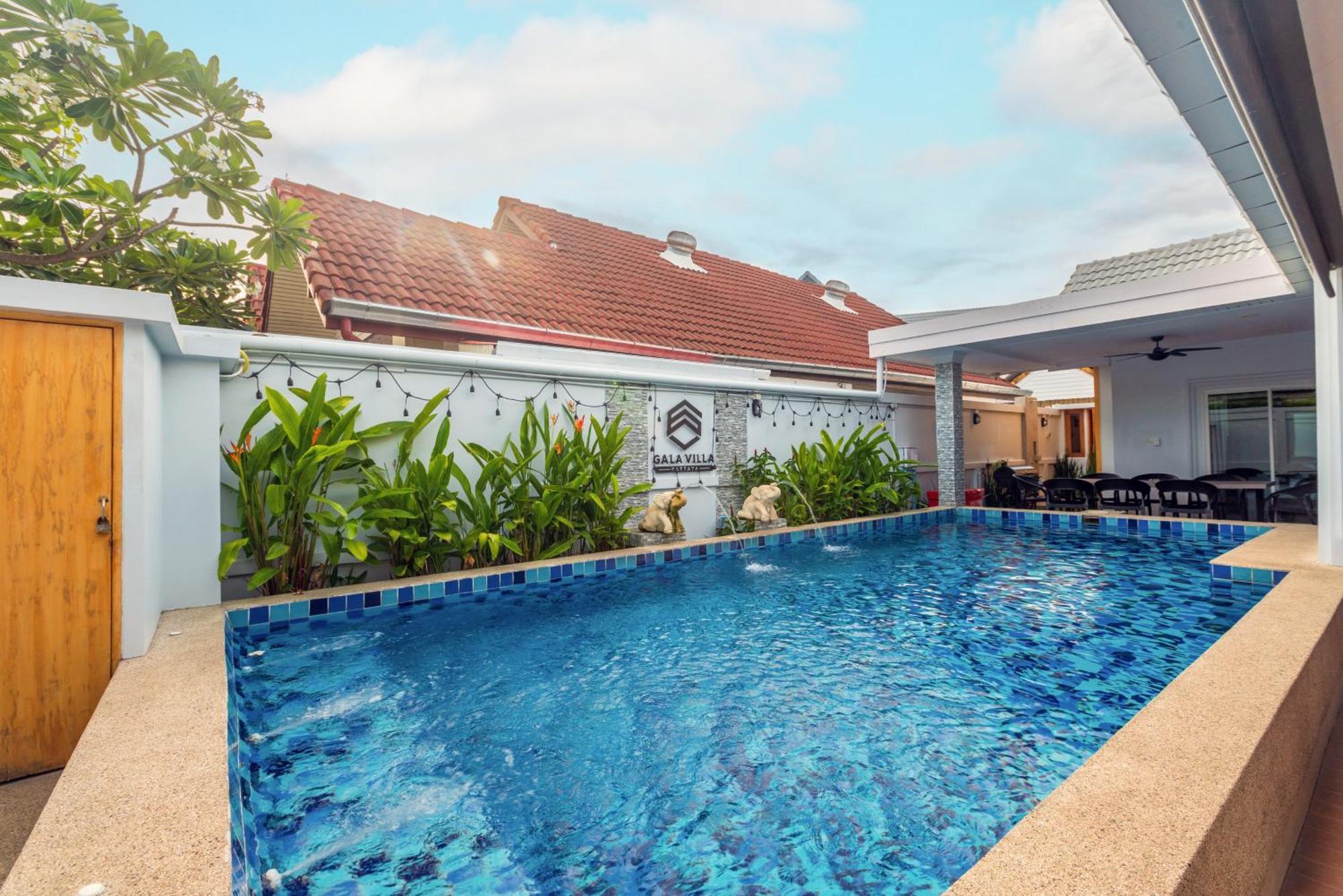 Pattaya Private Villa - Pool,Sauna,Snooker,Bbq Buitenkant foto