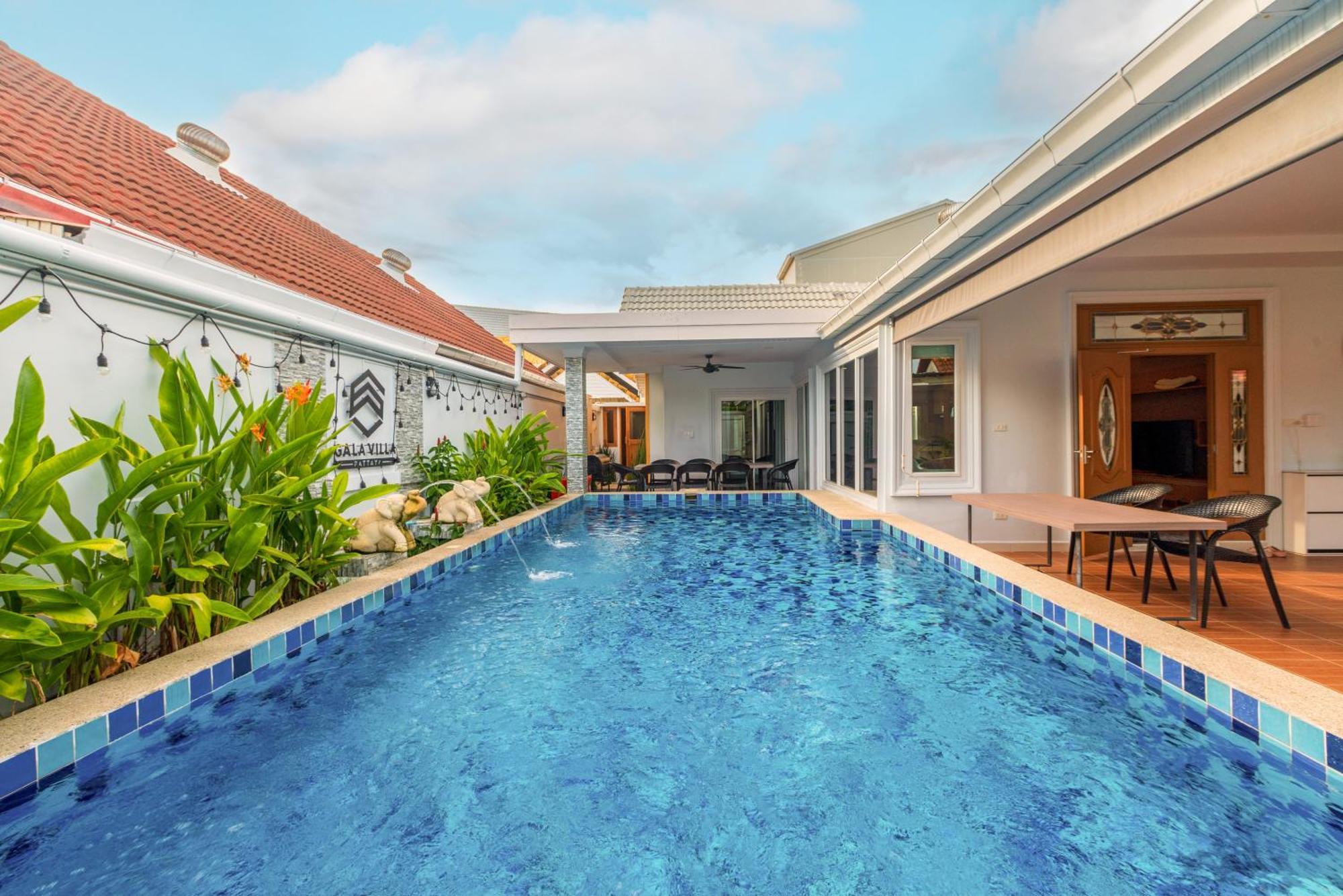 Pattaya Private Villa - Pool,Sauna,Snooker,Bbq Buitenkant foto