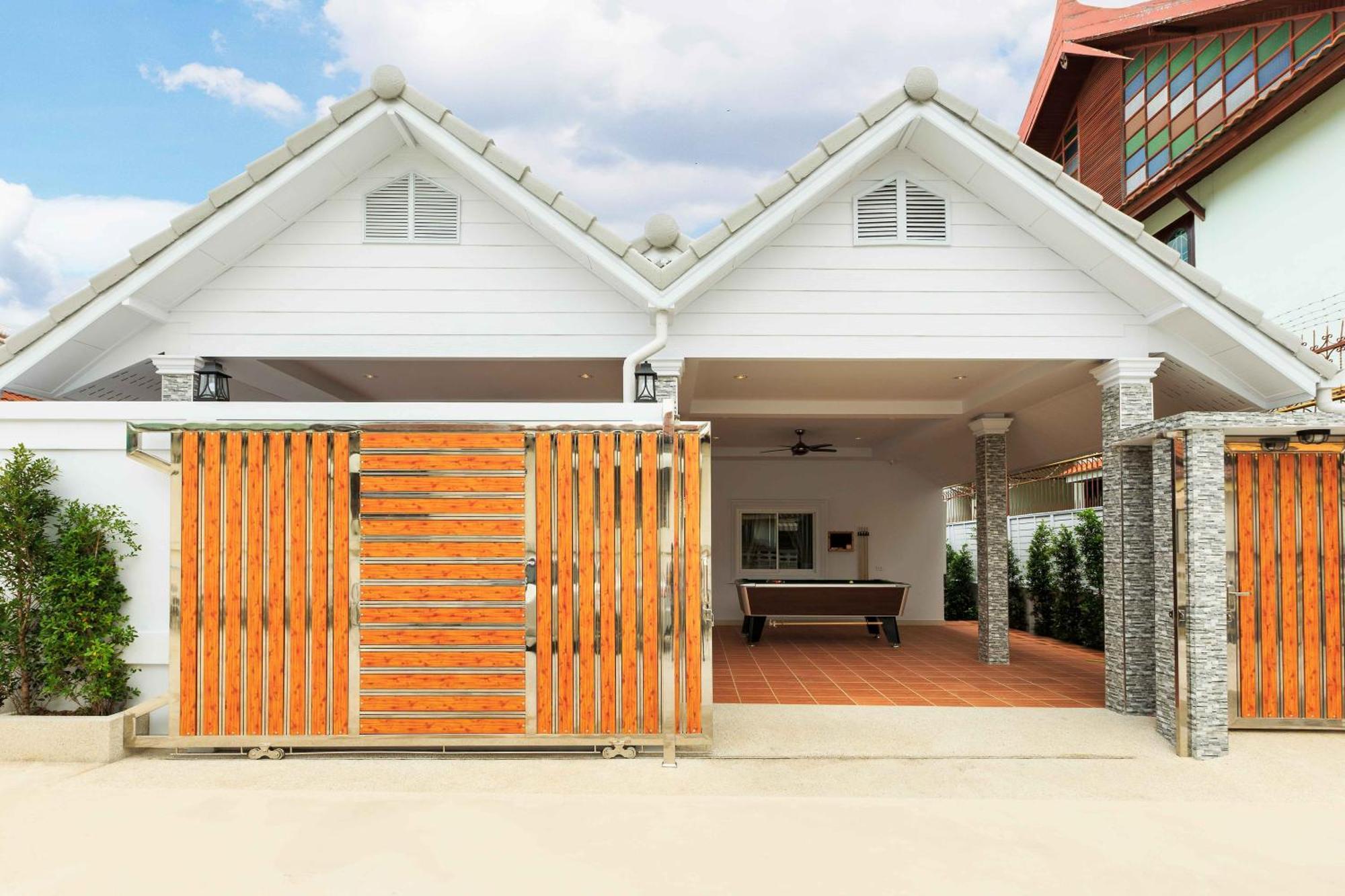 Pattaya Private Villa - Pool,Sauna,Snooker,Bbq Buitenkant foto