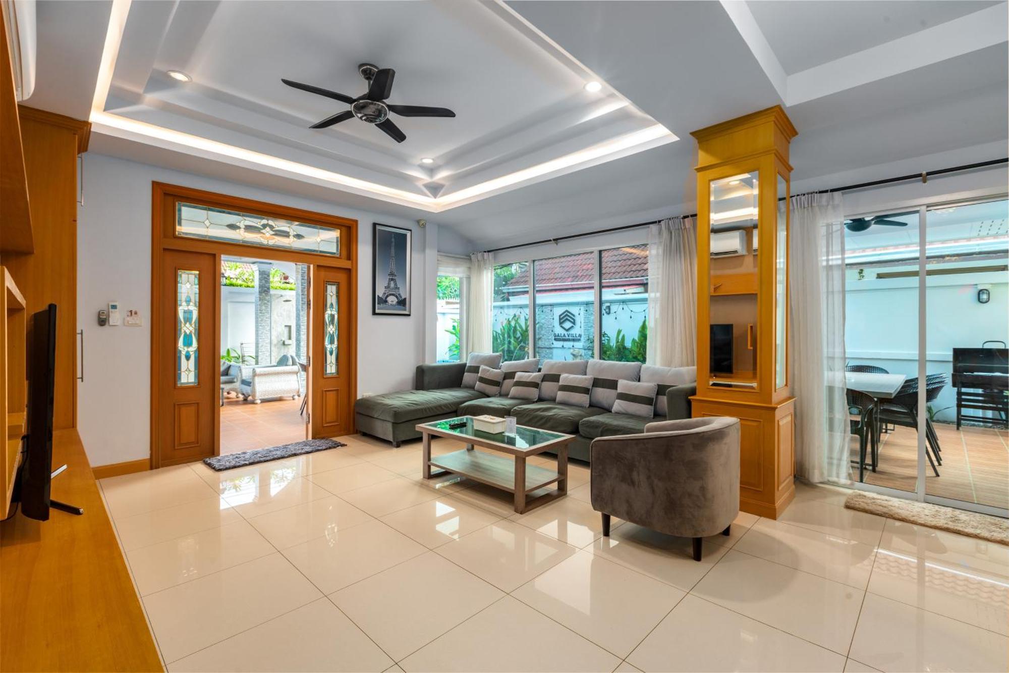 Pattaya Private Villa - Pool,Sauna,Snooker,Bbq Buitenkant foto