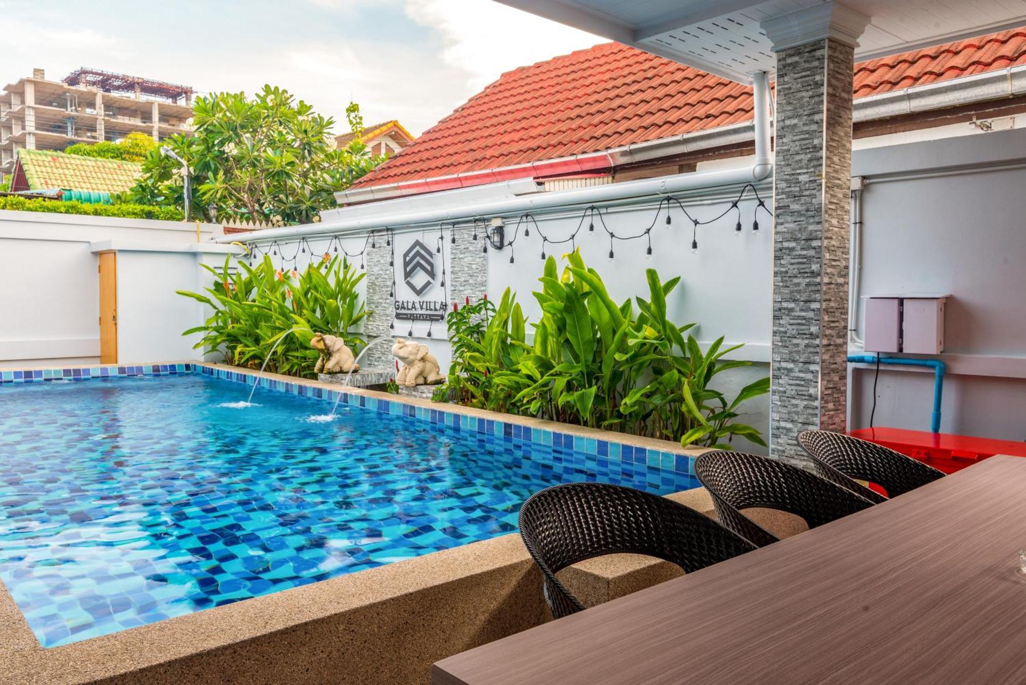 Pattaya Private Villa - Pool,Sauna,Snooker,Bbq Buitenkant foto